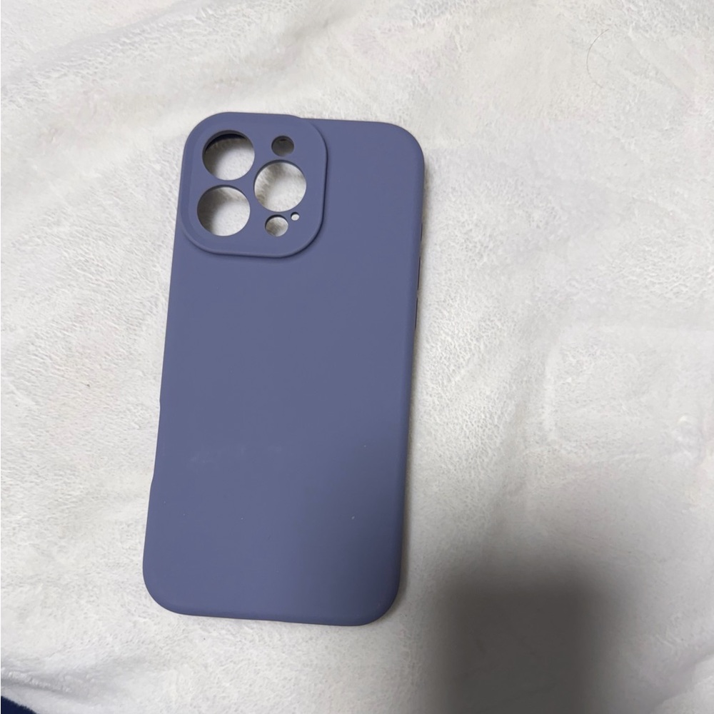 Silicone iPhone Case in Dusty Lavender